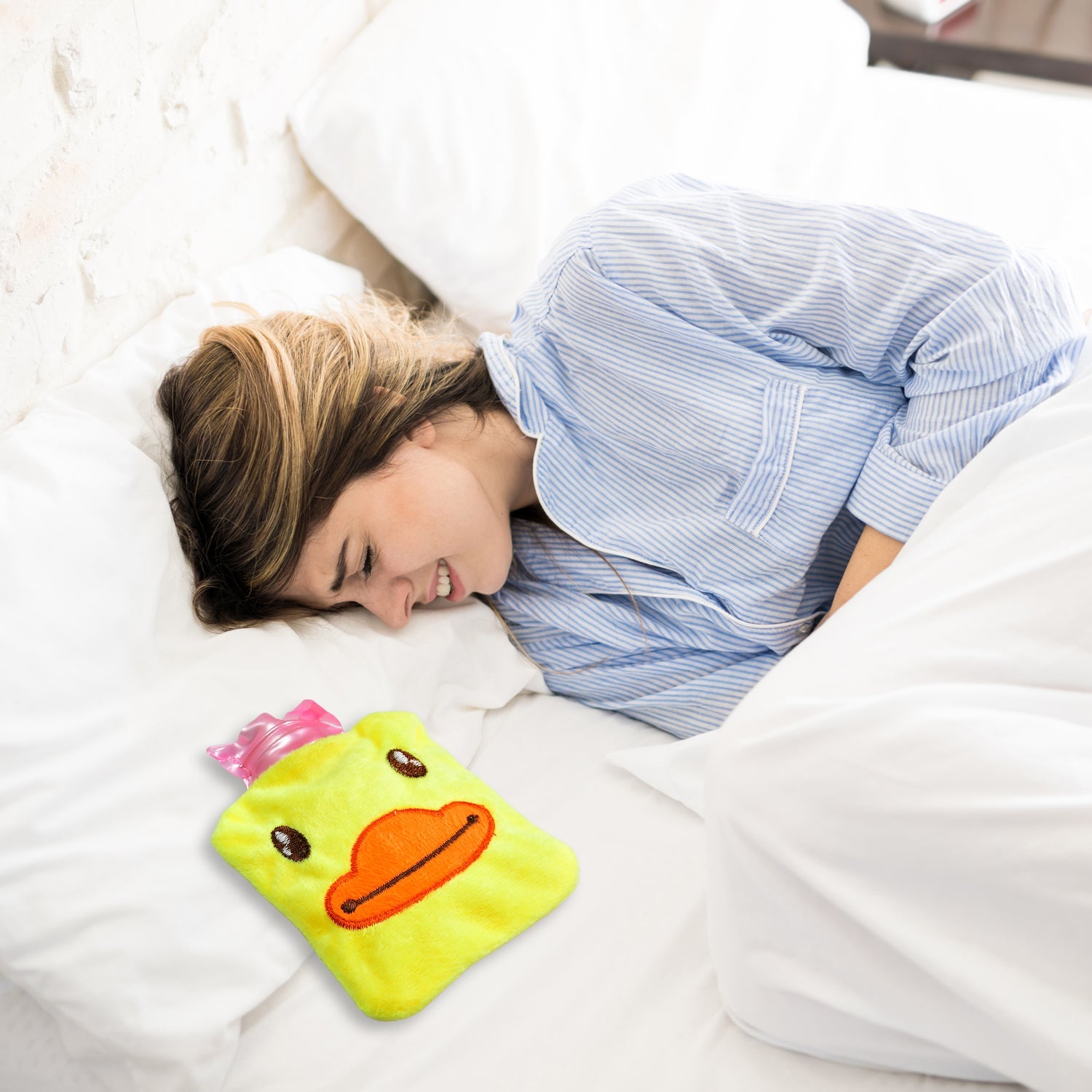 6511 Yellow Duck small Hot Water Bag with Cover for Pain Relief, Neck, Shoulder Pain and Hand, Feet Warmer, Menstrual Cramps. DeoDap 6511 Yellow Duck small Hot Water Bag with Cover for Pain Relief, Neck, Shoulder Pain and Hand, Feet Warmer, Menstrual Cramps. DeoDap